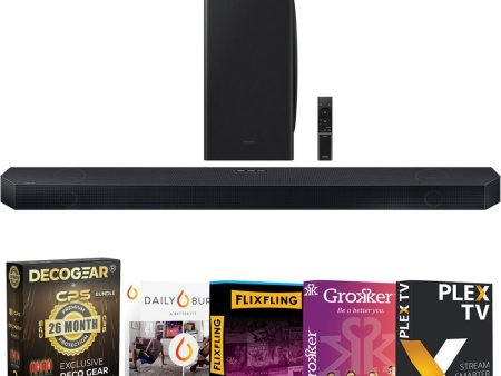 Samsung Q-series 3.1.2 ch. Soundbar 2024 with 26 Months Protection Pack Bundle Online now