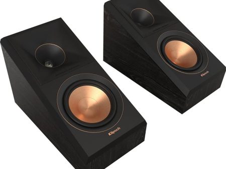 Klipsch RP-500SA II Surround Sound Speakers, Versatile, Dolby Atmos & DTS (Ebony, Pair) For Sale