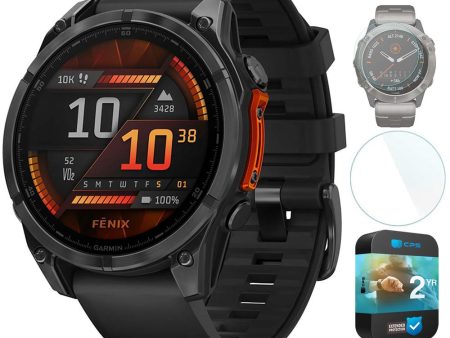 Garmin Fenix 8 47 mm AMOLED Slate Gray with Screen Protector & 2 Year Warranty Online