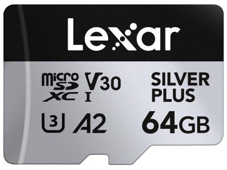 Lexar 64GB Professional Silver Plus microSDXC Card, 205MB s Read, 150MB s Write Sale