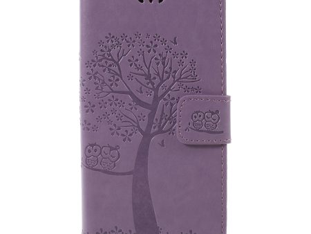 Imprint Tree Owl Wallet Stand Leather Folio Cover for Huawei Y5 (2018)   Y5 Prime (2018)   Honor 7s   Play 7 Cheap