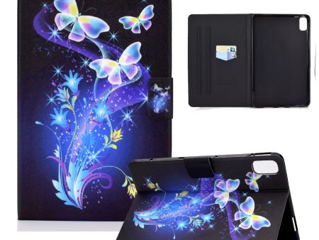 Full Protection Shock-proof Pattern Printing Leather Tablet Case with Stand for Huawei MatePad 10.4 (2020) (2022) Honor V6 Online now