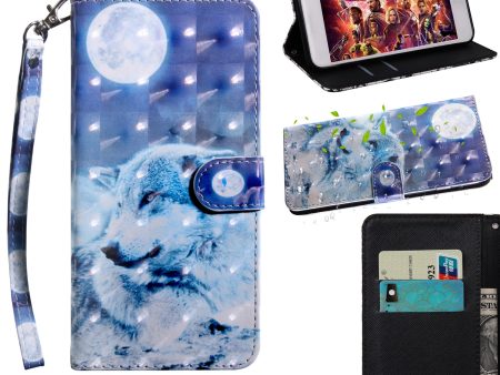 Patterned Light Spot Decor Leather Case for Huawei Y5 (2018) Y5 Prime (2018) Honor 7s Play 7 For Discount