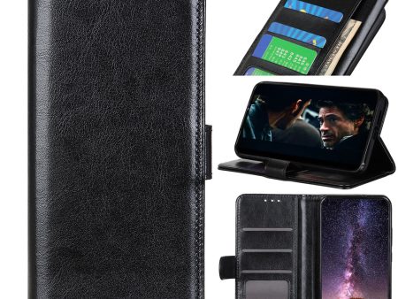 Crazy Horse Leather Mobile Phone Case for Sony Xperia 10 II, Wallet Flip Fold Protective Cover with Stand Supply