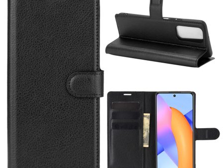 Litchi Grain Wallet Style Case for Honor 10X Lite Stand Leather Protector Shell Online Sale