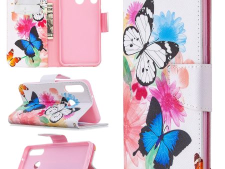 Pattern Printing Wallet Leather Protective Case for Huawei Y6p Cheap