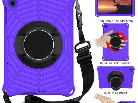 Spider Web Texture Kickstand EVA Case with Shoulder Strap for Huawei Enjoy Tablet 2   MatePad T 10 9.7 inch   MatePad T 10S 10.1 inch For Sale