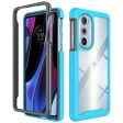 For Motorola Edge 30 Pro (Motorola Edge+ (2022)) Crystal Clear Case Tough PC+Acrylic Back with Soft TPU Edges Anti Scratch Cover Hot on Sale