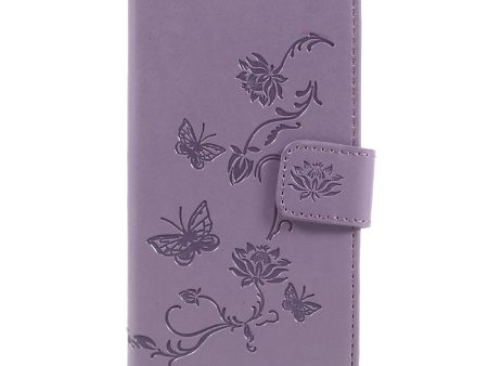 Imprint Butterfly Flower Magnetic Wallet PU Leather Stand Cover for Samsung	Galaxy J5 (2017) EU   Asia Version Cheap