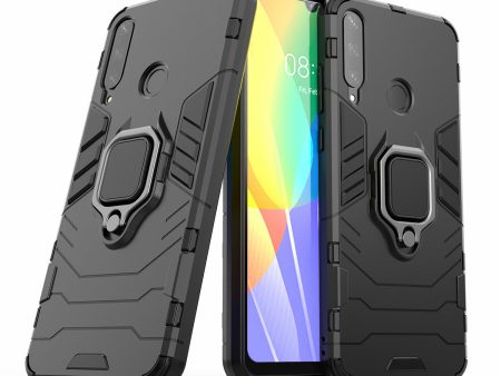 Cool Guard PC + TPU Hybrid Phone Case with Kickstand for Huawei Y6p Supply