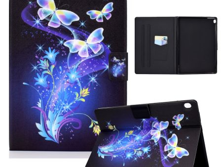 Pattern Printing Design Leather Full Protection Shock-Proof Tablet Case for Lenovo Tab M10 TB-X605F Online now