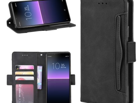 Leather Stand Case with Card Slots for Sony Xperia 10 II Hot on Sale