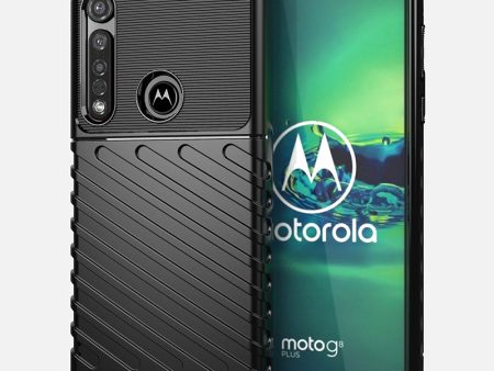 Thunder Series Twill Grain TPU Back Cover for Motorola Moto G8 Plus One Vision Plus Cheap