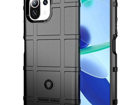 Shock-proof Rugged Square Grid Texture TPU Phone Cover Case for Xiaomi Mi 11 Lite 4G   5G   11 Lite 5G NE For Cheap