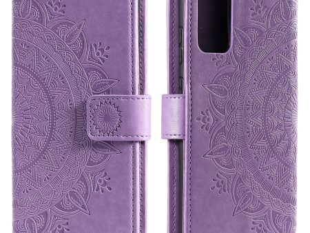 Imprinted Mandala Flower Wallet Leather Case with Strap for Honor 10X Lite on Sale