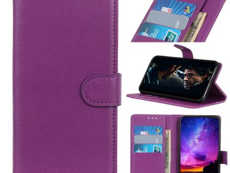 For Sony Xperia 10 II Phone Wallet Case Litchi Texture Leather Shockproof Phone Protector with Card Slots For Discount