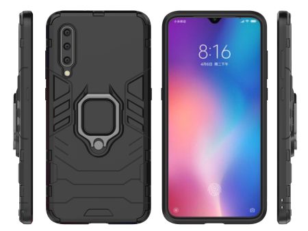 Cool Guard Ring Holder Kickstand PC TPU Hybrid Case for Xiaomi Mi 9 on Sale