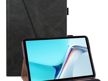 Solid Color Elastic Pen Strap Leather Tablet Cover with Stand Card Slots for Huawei MatePad 11 (2021) on Sale