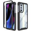 For Motorola Edge 30 Pro (Motorola Edge+ (2022)) Crystal Clear Case Tough PC+Acrylic Back with Soft TPU Edges Anti Scratch Cover Hot on Sale