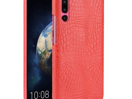 Crocodile Texture PU Leather Coated PC Phone Case for Huawei P30 on Sale