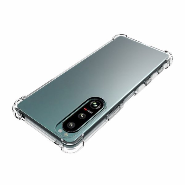 Flexible TPU Thin Shockproof Transparent Anti-Slip Cover Case for Sony Xperia 5 III 5G Online now