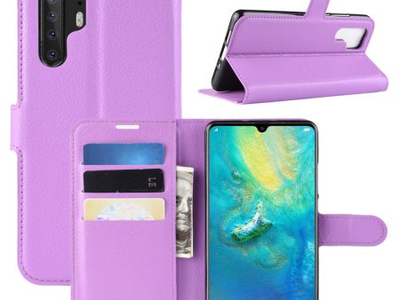 Litchi Texture Wallet Leather Mobile Phone Cover for Huawei P30 Pro Stand Phone Accessory Cheap