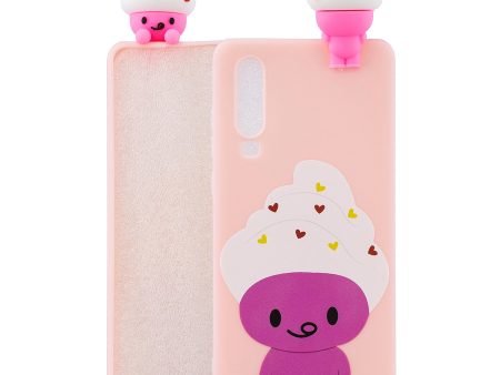 3D Cute Doll Pattern Printing TPU Case for Huawei P30 Online now