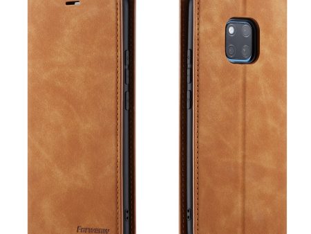 FORWENW Fantasy Series Auto-absorbed Silky Touch Leather Wallet Stand Case for Huawei Mate 20 Pro Hot on Sale